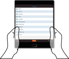 Use PlantLog on large tablets