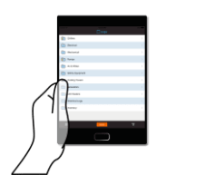 Use PlantLog on small tablets